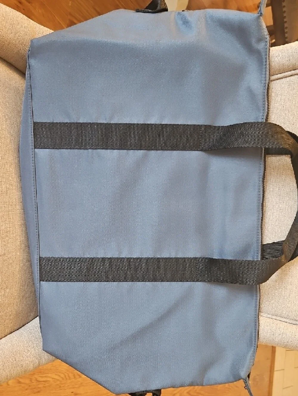 Coach Blue Weekend Bag with Black Straps